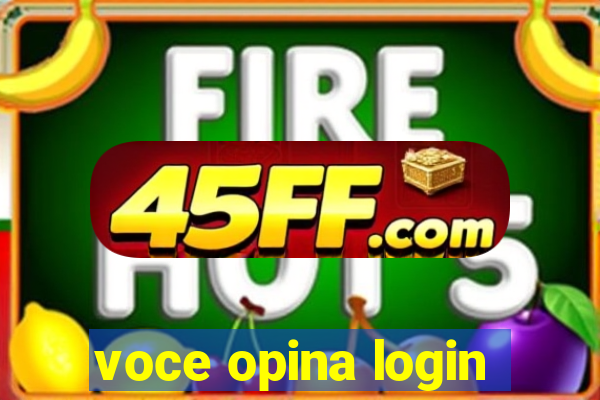 voce opina login